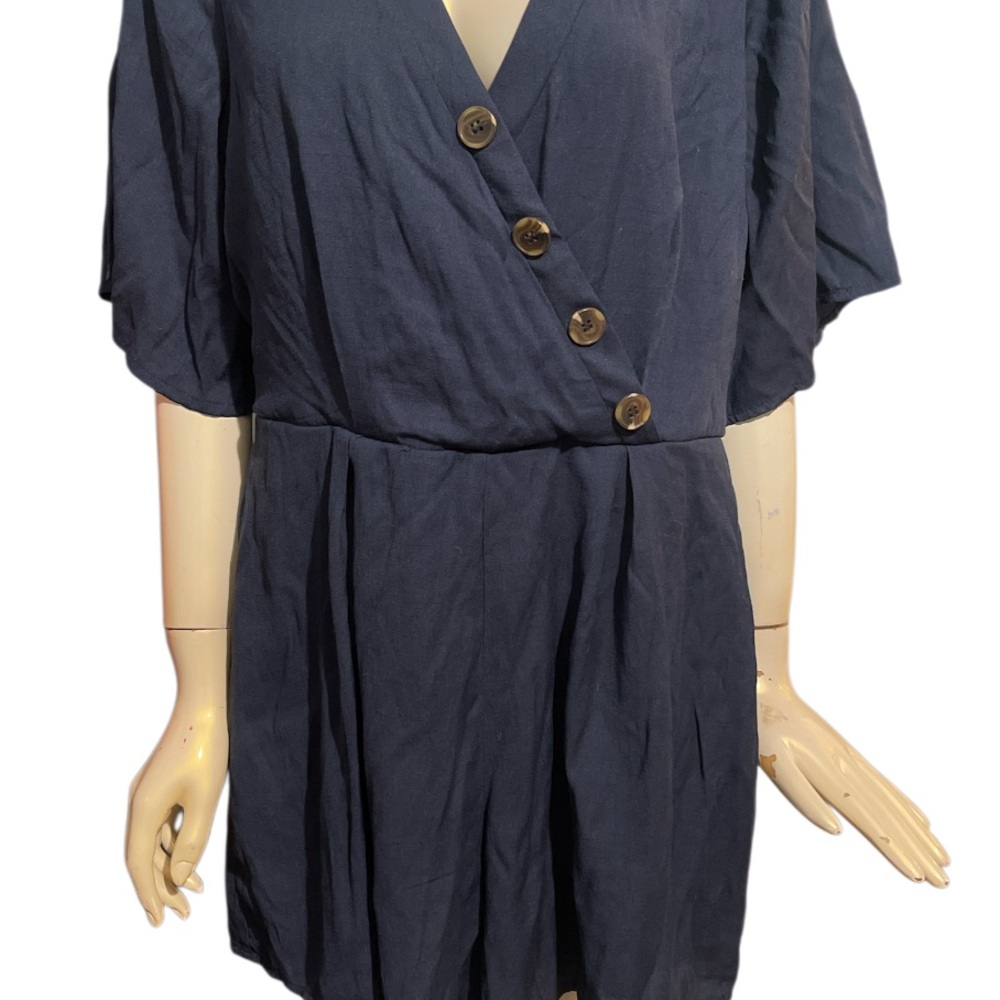 Charlotte Russe Dark Blue Romper